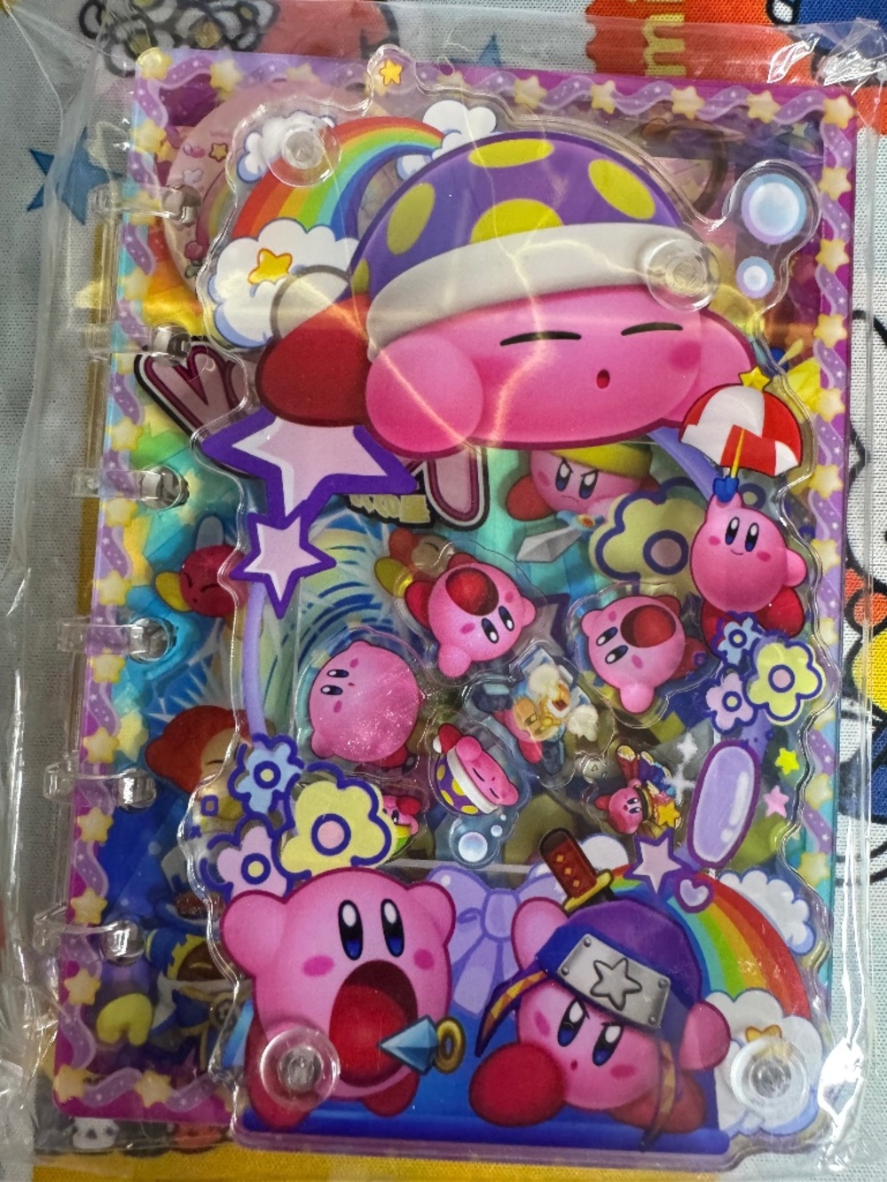 Kirby shaker notebook